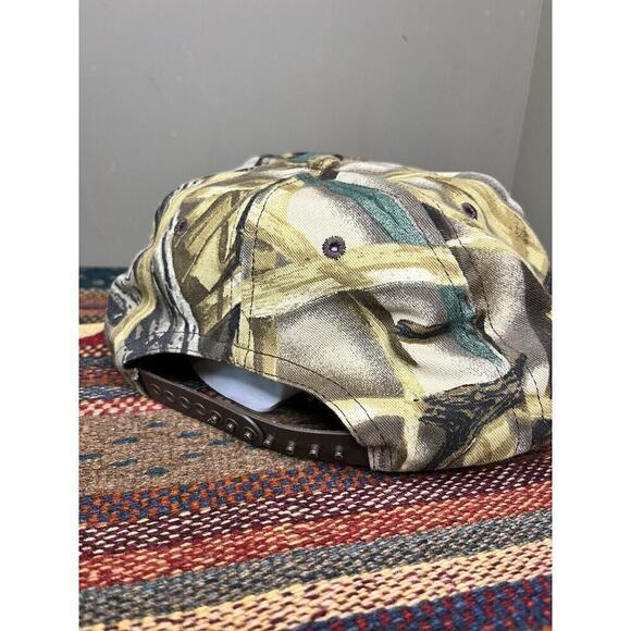 Vintage Cabela's Hat Cap Adult Adjustable SnapBack Camouflage Visor Hunting USA - Picture 3 of 6